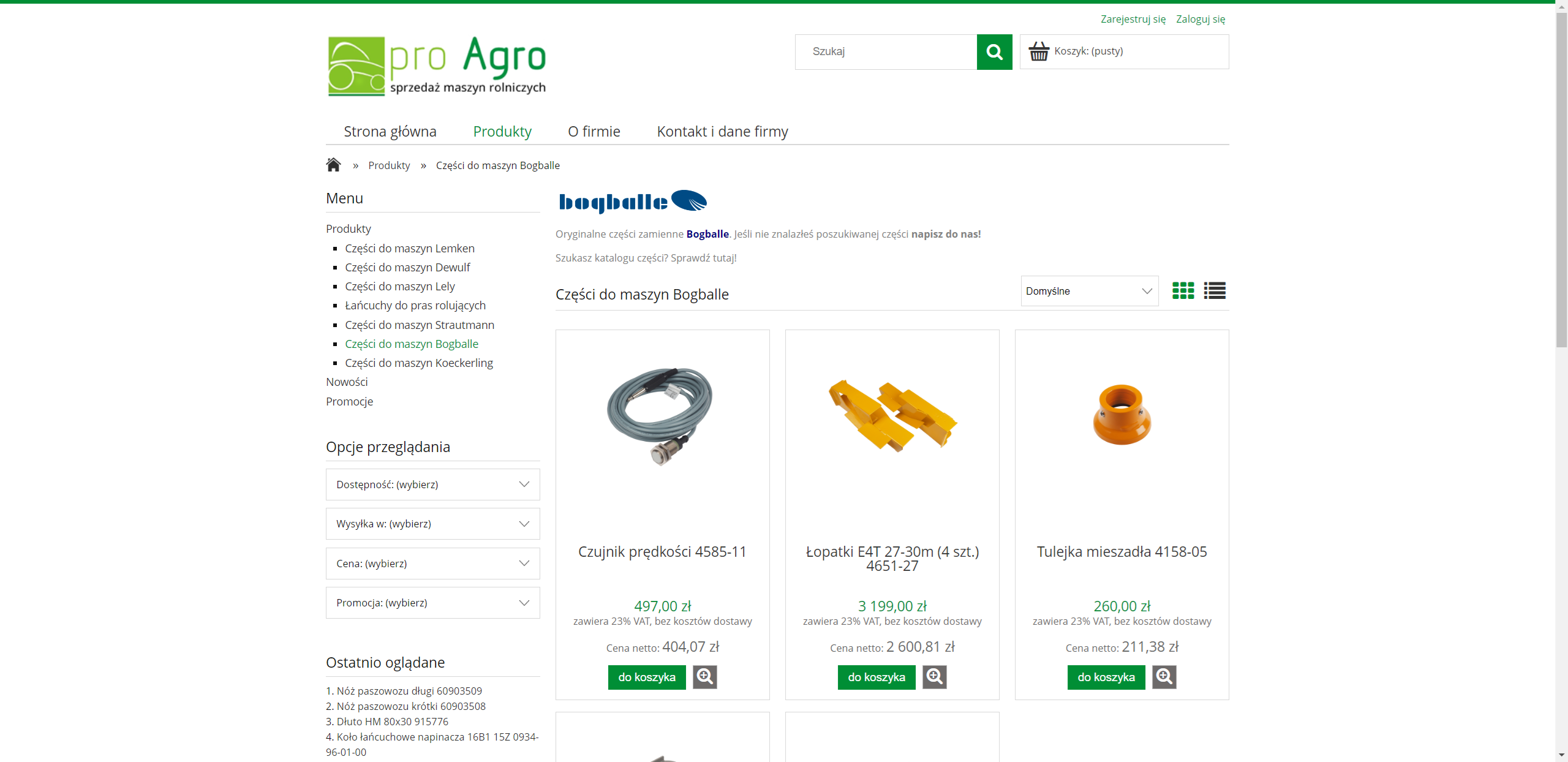 Jak właściwy dobór części Bogballe wpływa na efektywność pracy w polu?