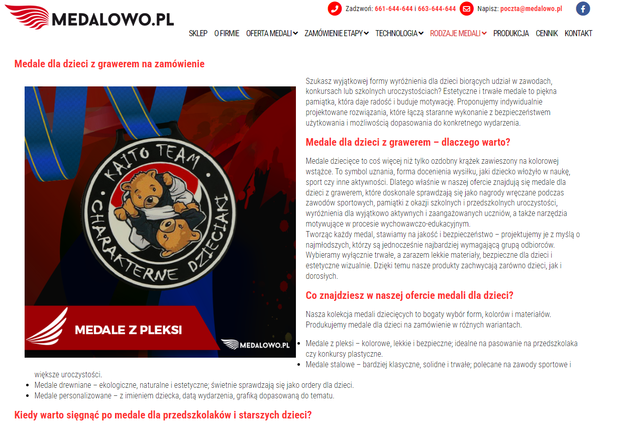 Medale dla dzieci jako motywacja do nauki, sportu i rozwoju pasji