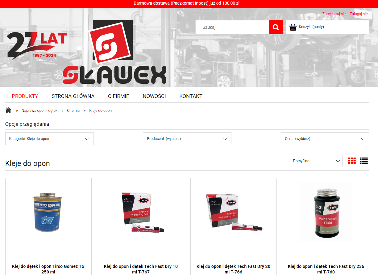 Kleje do opon w serwisach wulkanizacyjnych - zastosowania, właściwości i realny wpływ na trwałość naprawy